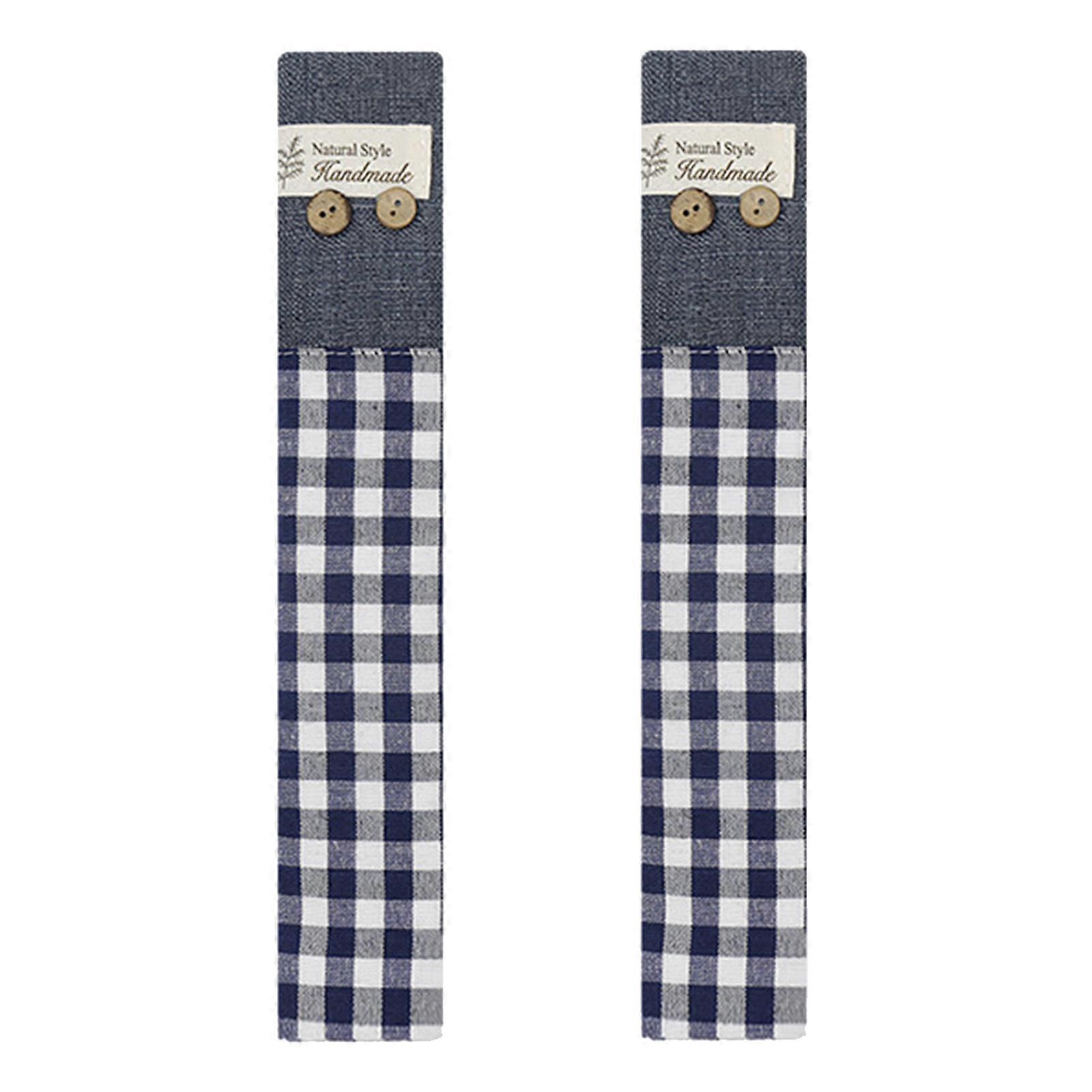 1 Pair Reusable Fabric Refrigerator Handle Gloves Branch Grape Pattern Double-door Fridge Door Handle Sleeve Home Tool Accessories QingHai