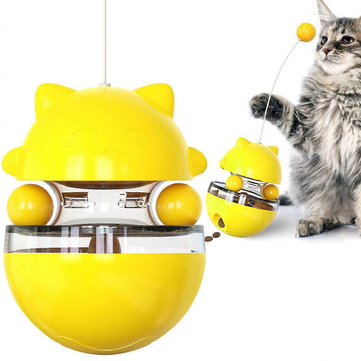 Jouet de poursuite interactif avec des cloches amusantes, jouet interactif pour chat pour chats d’intérieur lorsqu’ils ne sont pas à la maison.