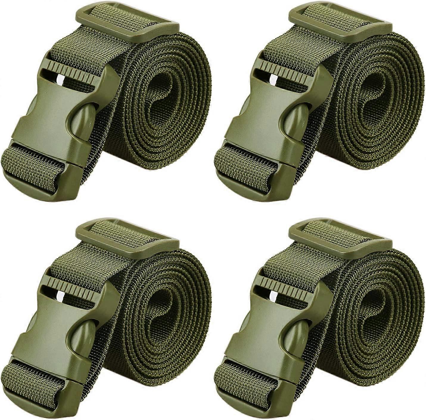 74"  0.98" Utility Straps with Buckle Adjustable, 4-Pack
