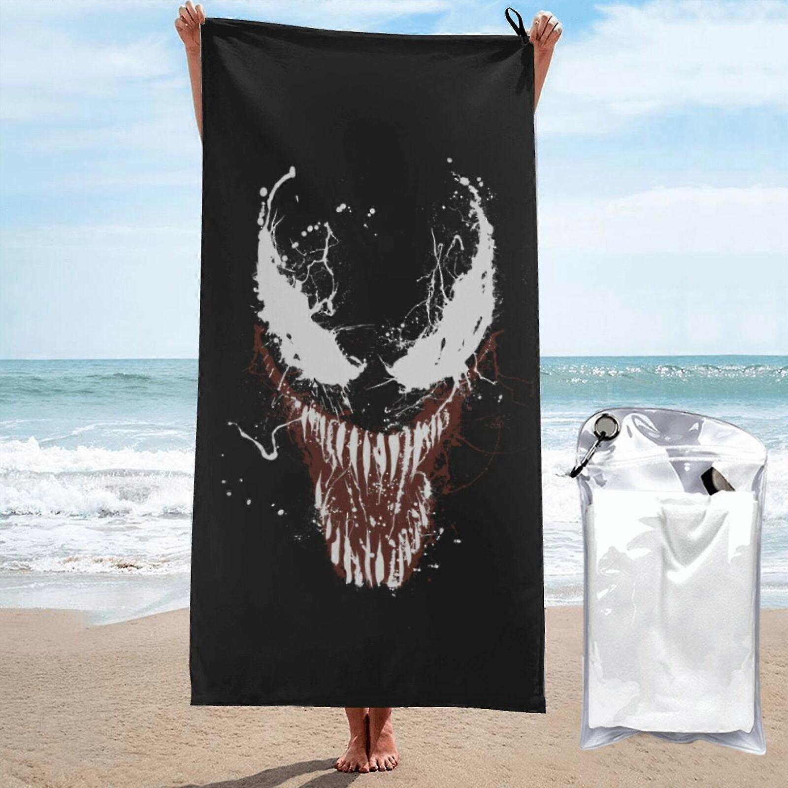 c96Venom Microfiber Beach Towel  Absorbent Quick Dry Lightweight LXMT407