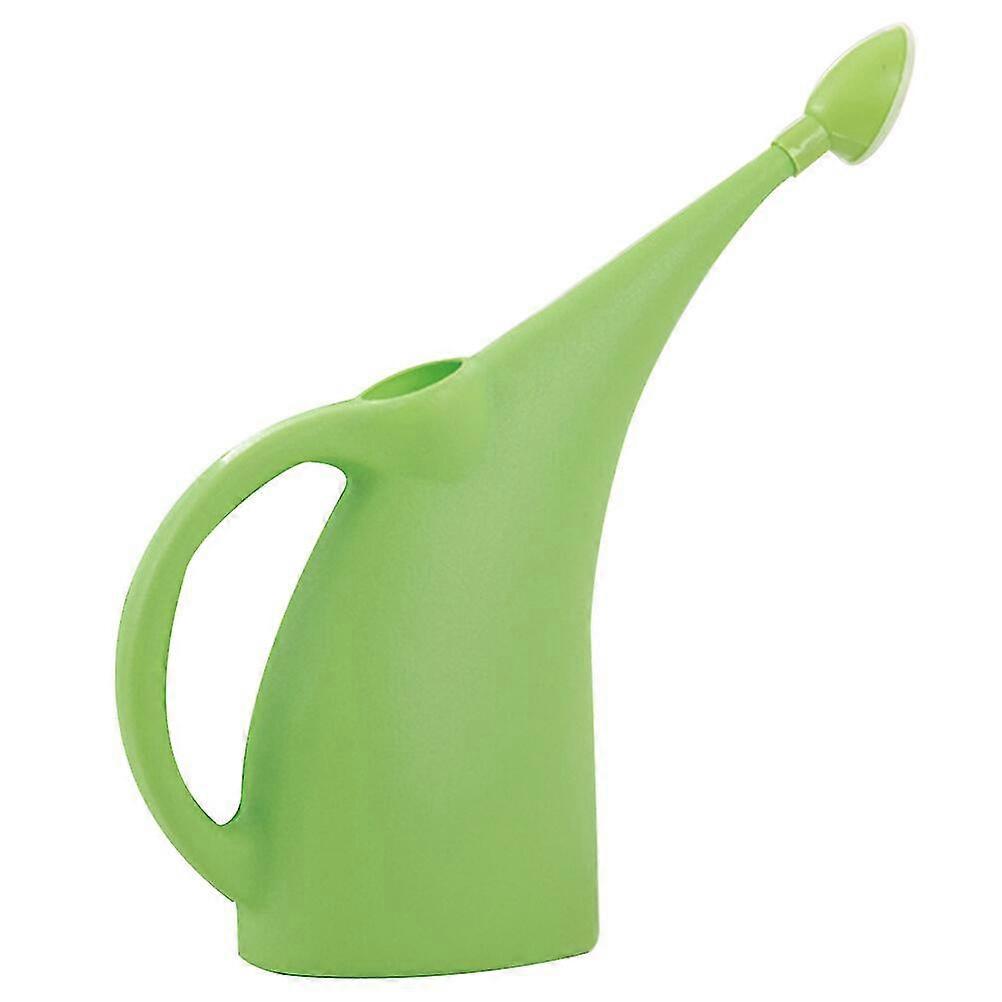 Portable Watering Can Long Mouth Pot Garden Potted Watering Kettle Container Home Large Capacity Kettle (2l Green)