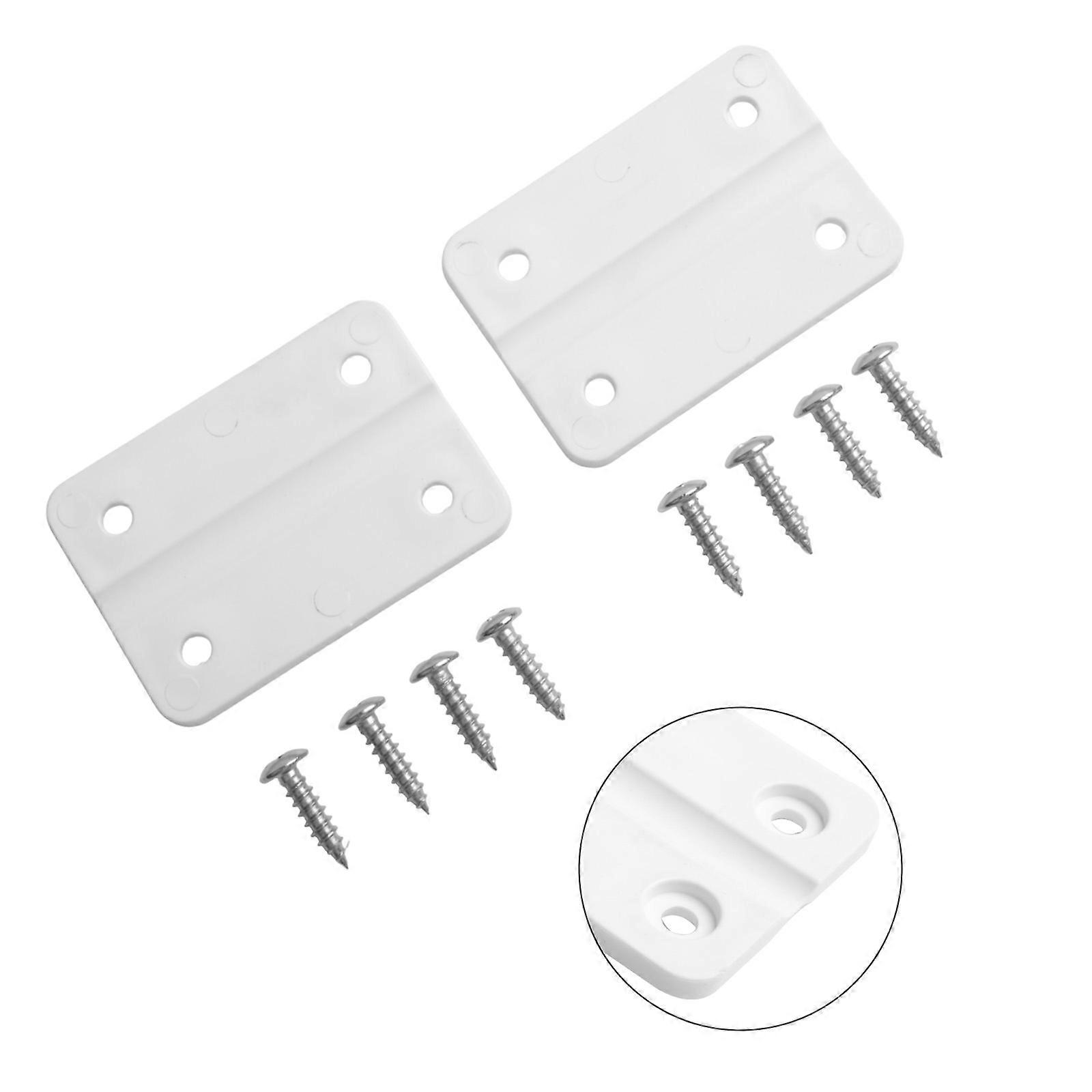 2set Plastic Hinges With 8pcs Stainless Screws Replacement Hinges Accessories For Igloo Coolers Maintenance Tools