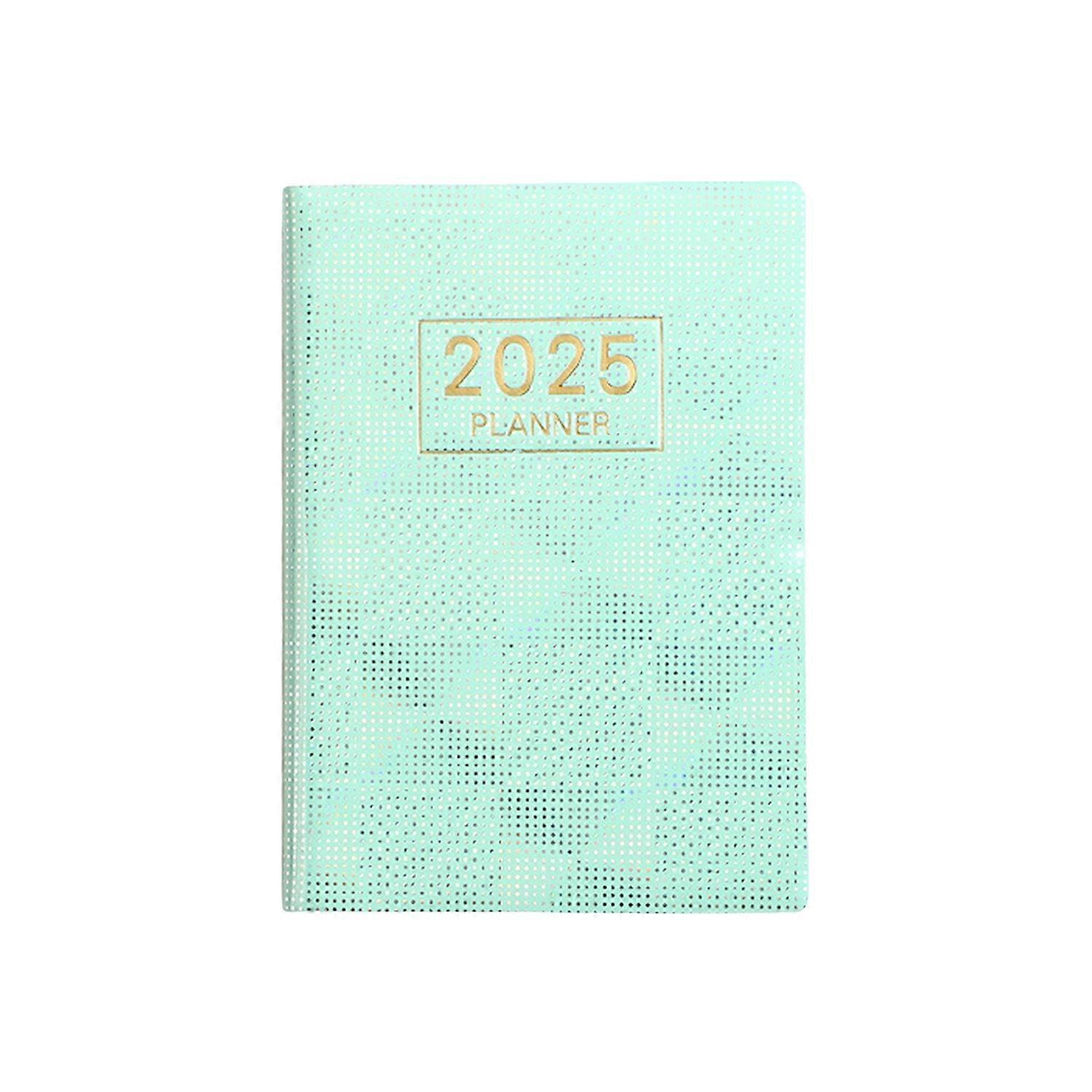 Thick Paper Notebook Smooth Writing No Ink Bleeding Faux Leather Cover 2025 Journal Pocket Size