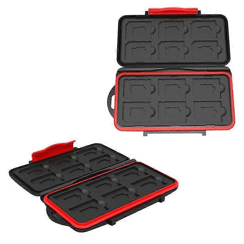slots memory card case holder waterproof multi-use 12tf storage