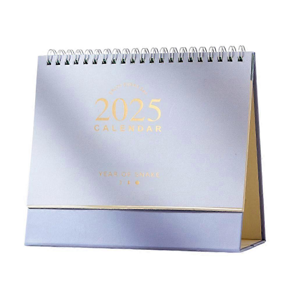 2025 Desk Calendar Monthly Planner Coil Binding Calendar Standing Flip Calendar Note Pads for Home Office Classroom