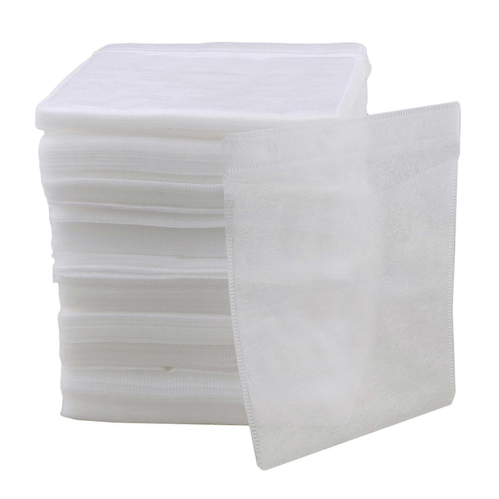 500pcs 14x13cm White Opp Plastic Double-sided Cd Dvd Storage Sleeves