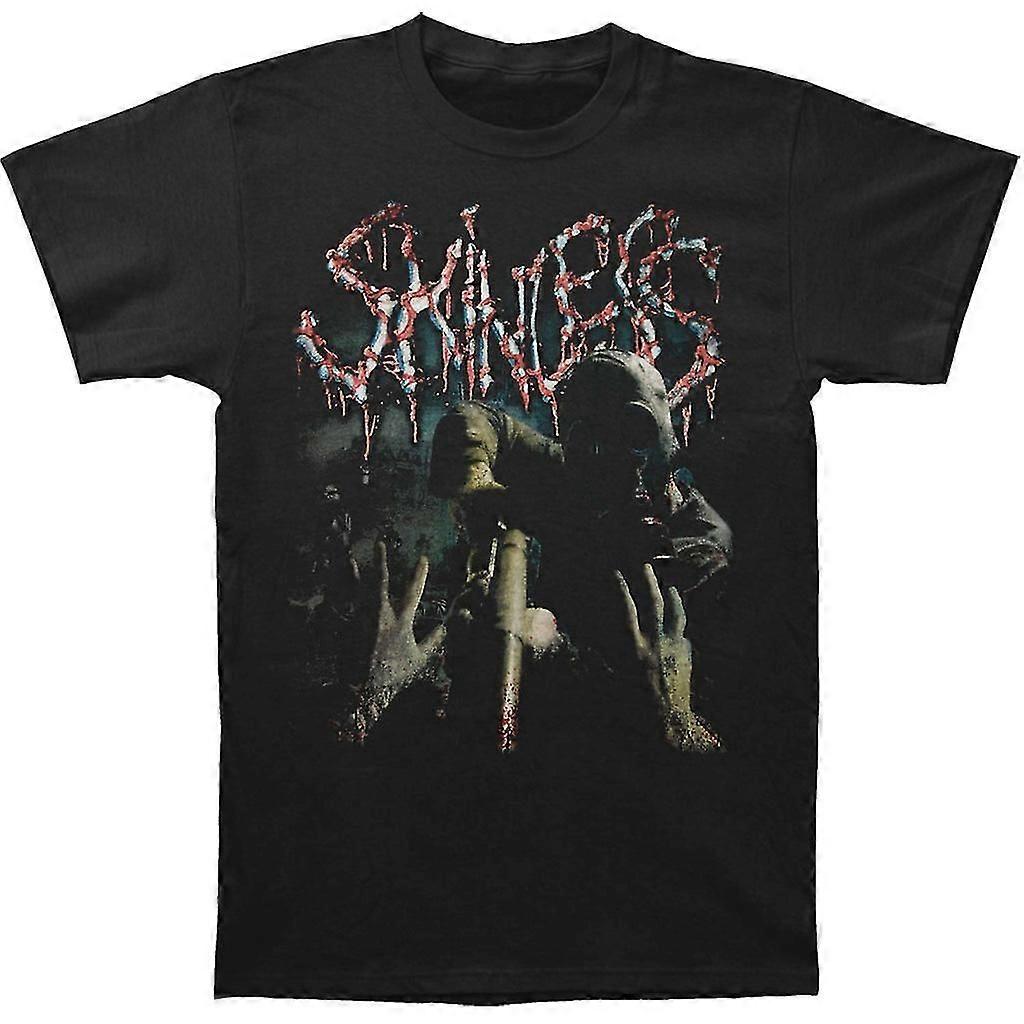 Huidloos vertrapt t-shirt