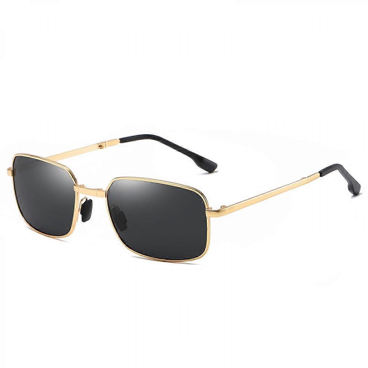 Metal Alloy Frame Folding Compact Pocket Aviator Sunglasses