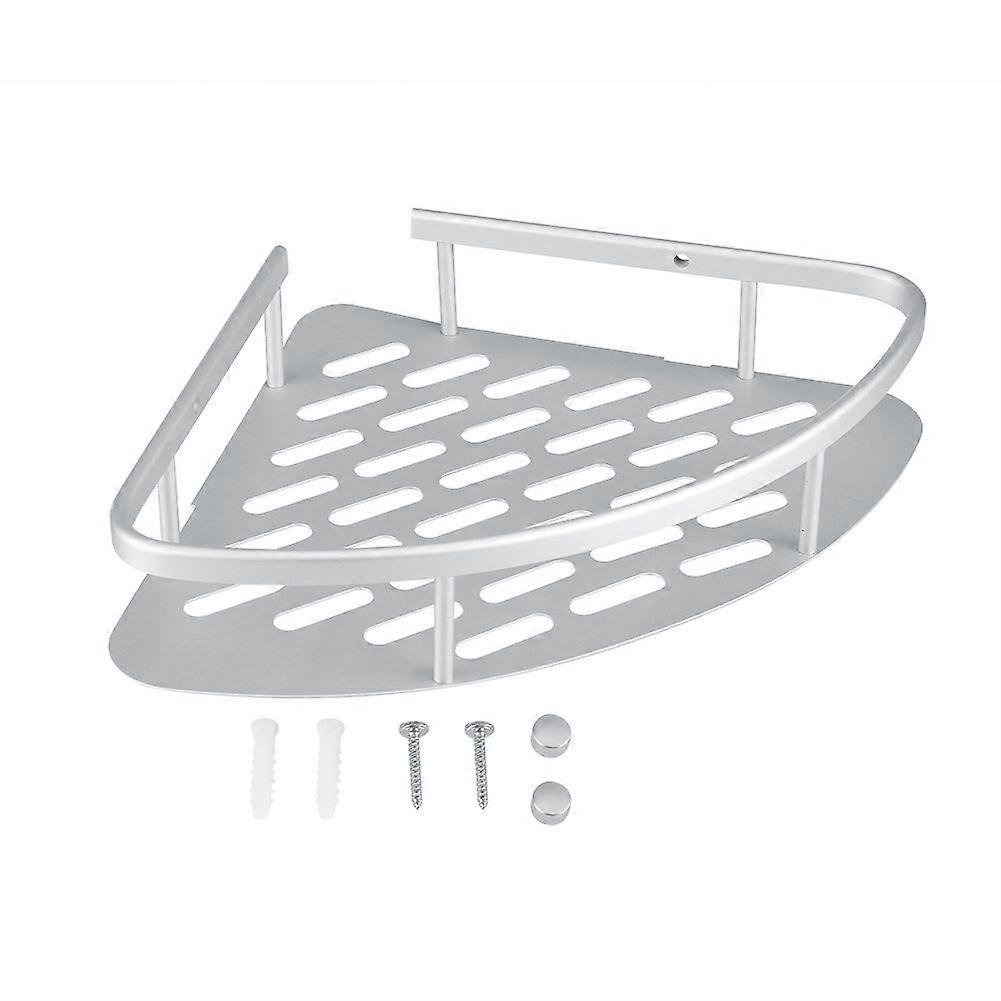 Triangle Shower Shelf Storage Basket Holder Kitchen Bathroom Decor Single Layer