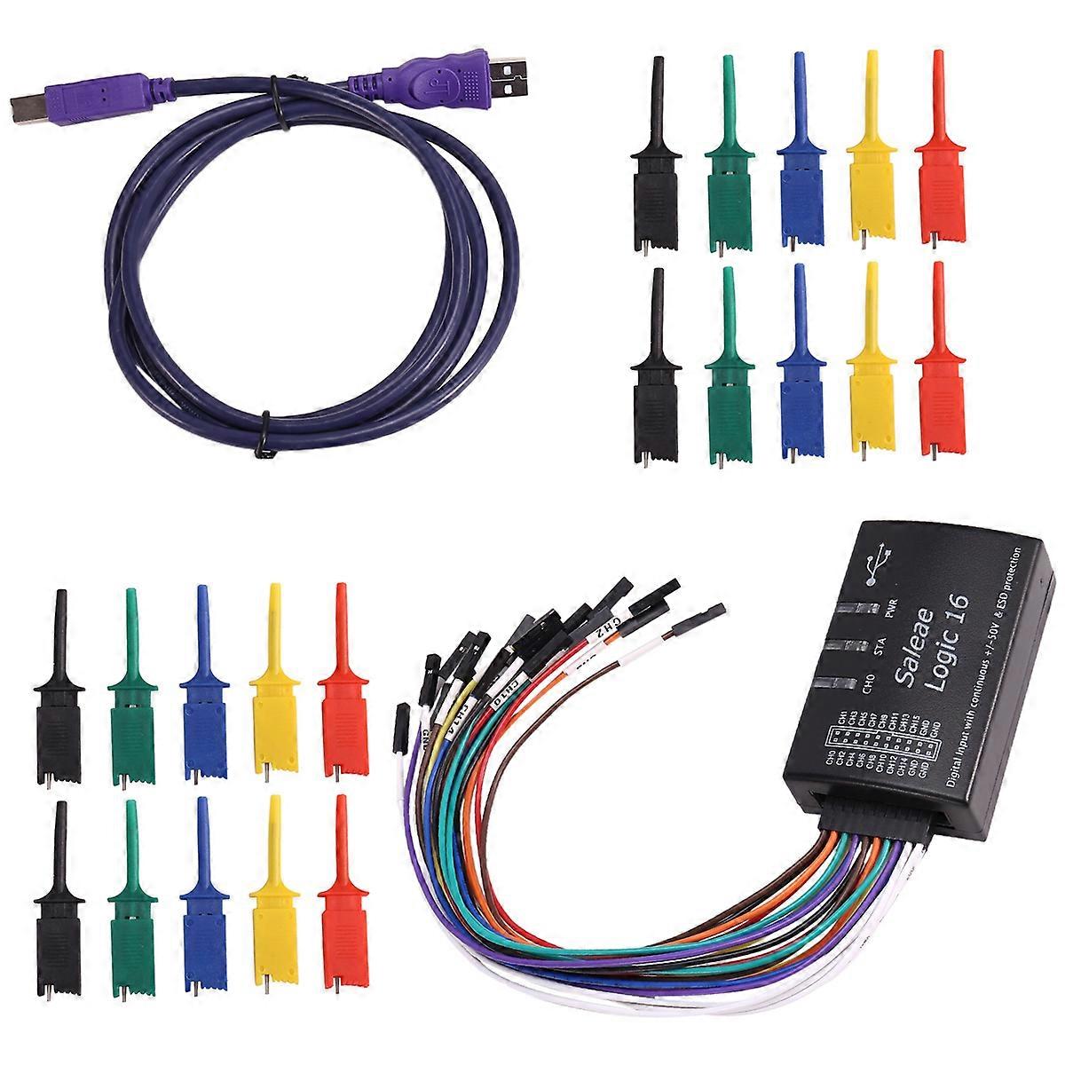 Logic USB Logic Analyzer for Official Version Sample Rate 100M 16 Channels Instruments