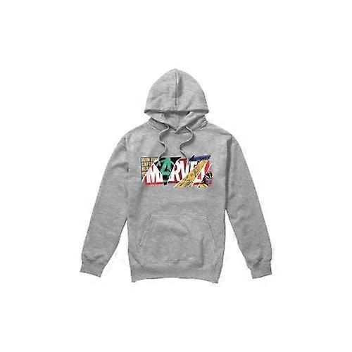 Marvel Mens Scrapbook Logo Hoodie