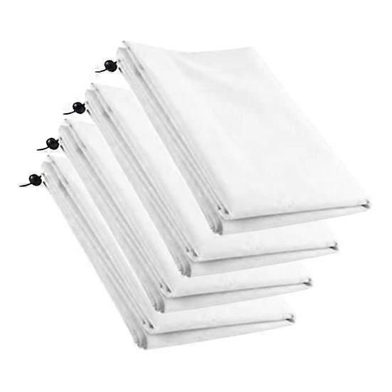 4Pcs Soft Winter Plant Cover Breathable Freeze Protection Bag with Zipper Drawstring Large Reusable Garden Non-Woven Fabric Plant Frost Cloth