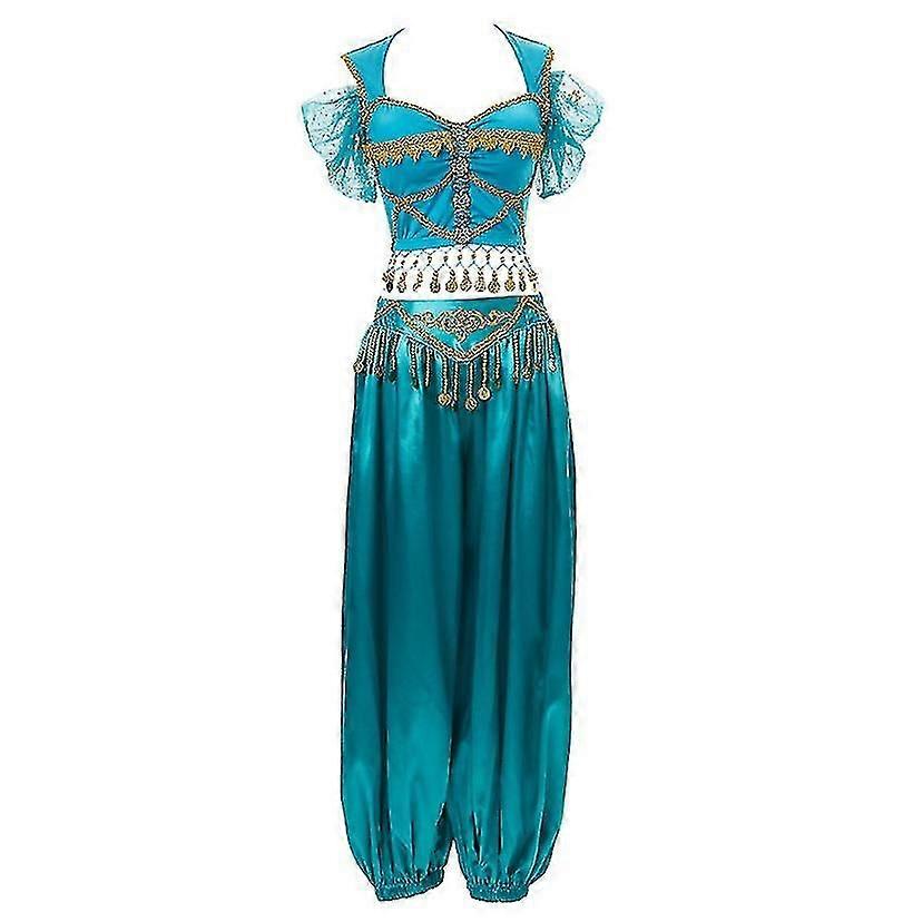 مهرجان أزياء الأميرة العربية الرقص الهندي التطريز بوليوود الياسمين زي حزب تأثيري ياسمين الأميرة يتوهم الزي ، hww