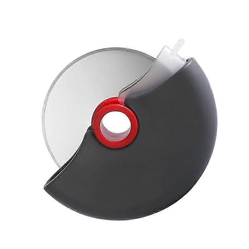 Round Roller Pizza Cutter Cutter with Protective Cover Can Be Disassembled and Washed Stainless Steel Cutter Kitchen Tools