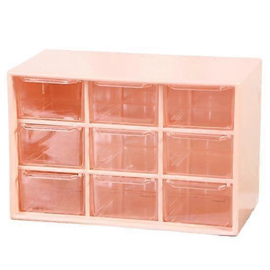 Organization 2 Styles Practical Drawer Design Mini Compact 6/9 Drawers Storage Container Storage Box