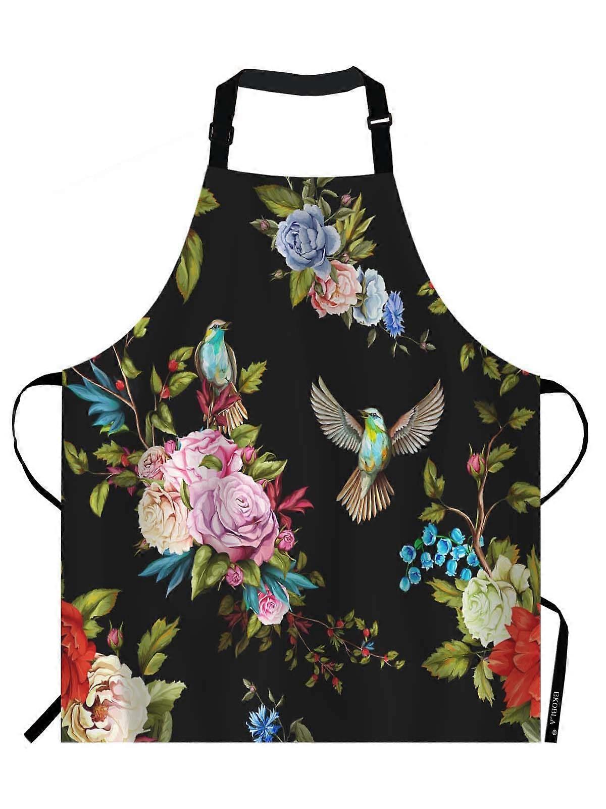 Aprons for Chef Cooking in Kitchen - Adjustable 27x31 Inch Cotton Chef Apron with Pockets and Durable Design