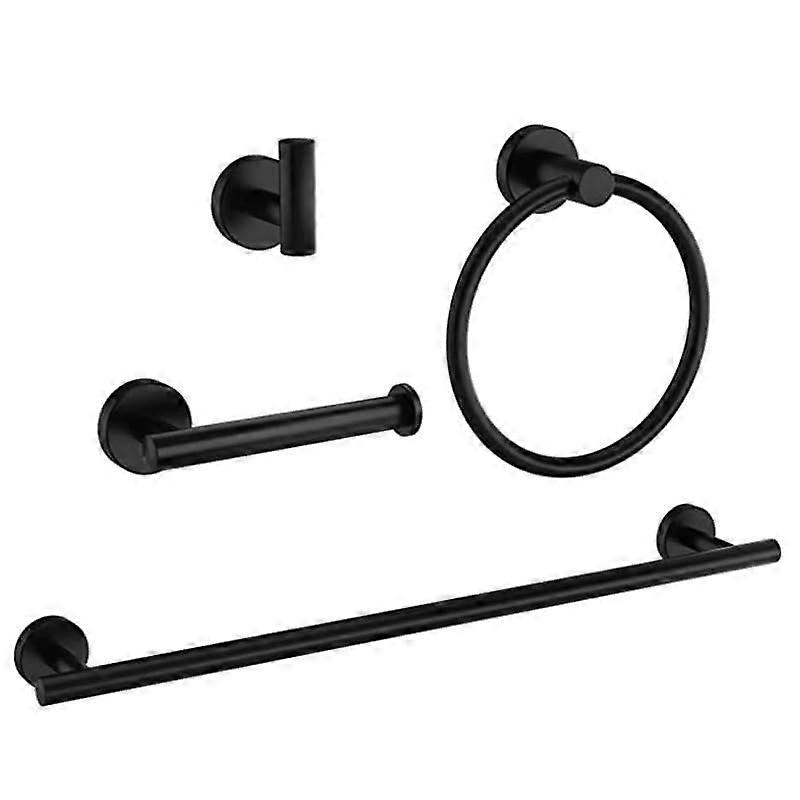Bathroom hardware set, wall-mounted