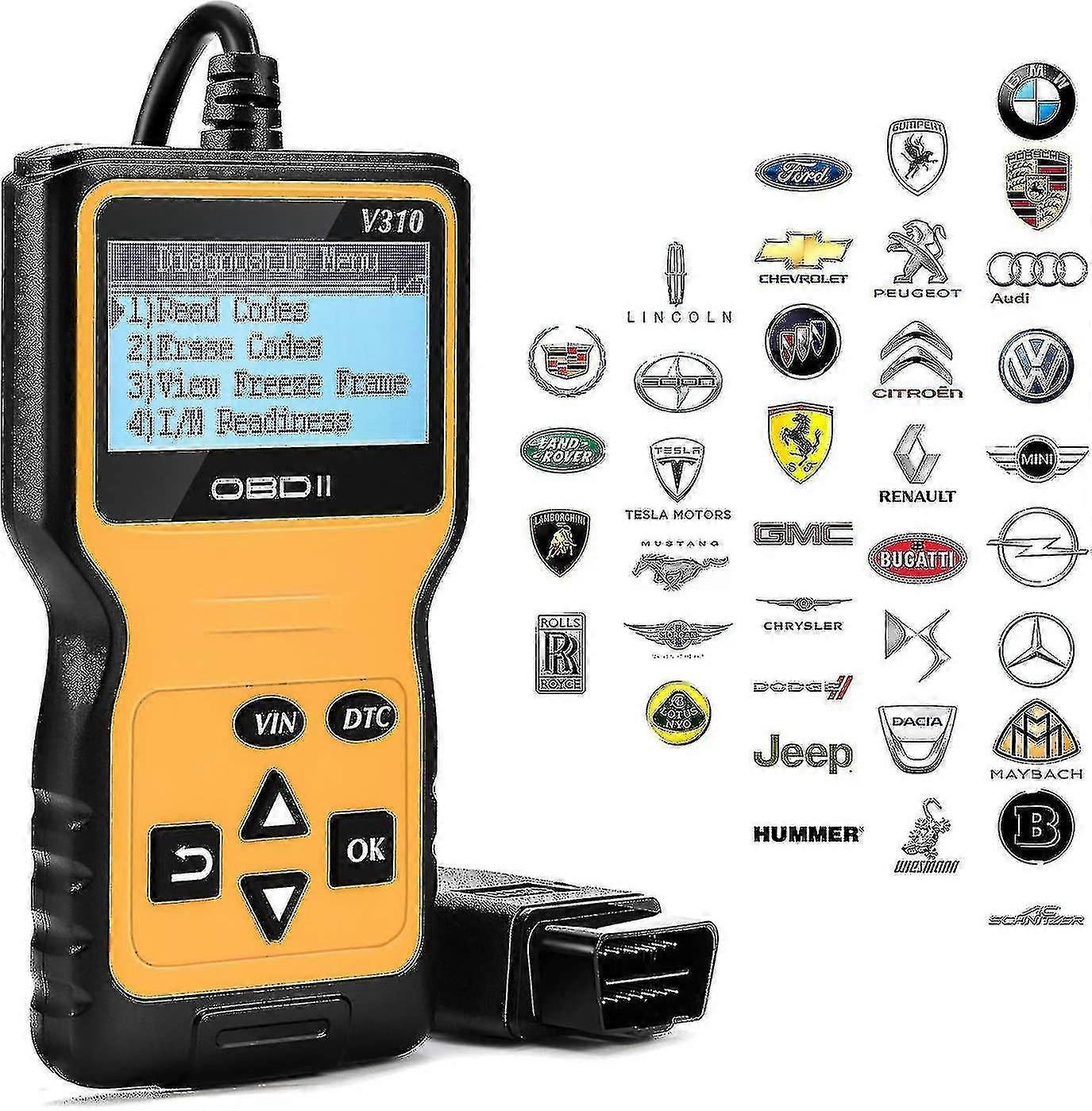 Auto Diagnostic Scanner Tools Auto Reader Car Reader Read And Erase Error Codes Engine Detect