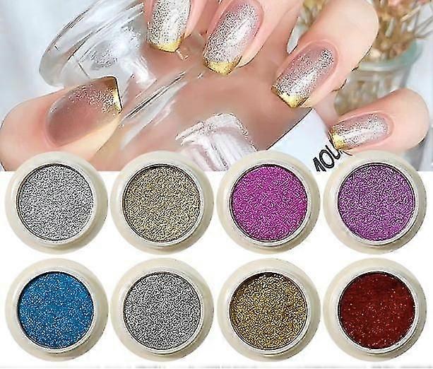 Nail Glitter Mirror Effect Nail Chrome Powder Manicure Accessories Set
