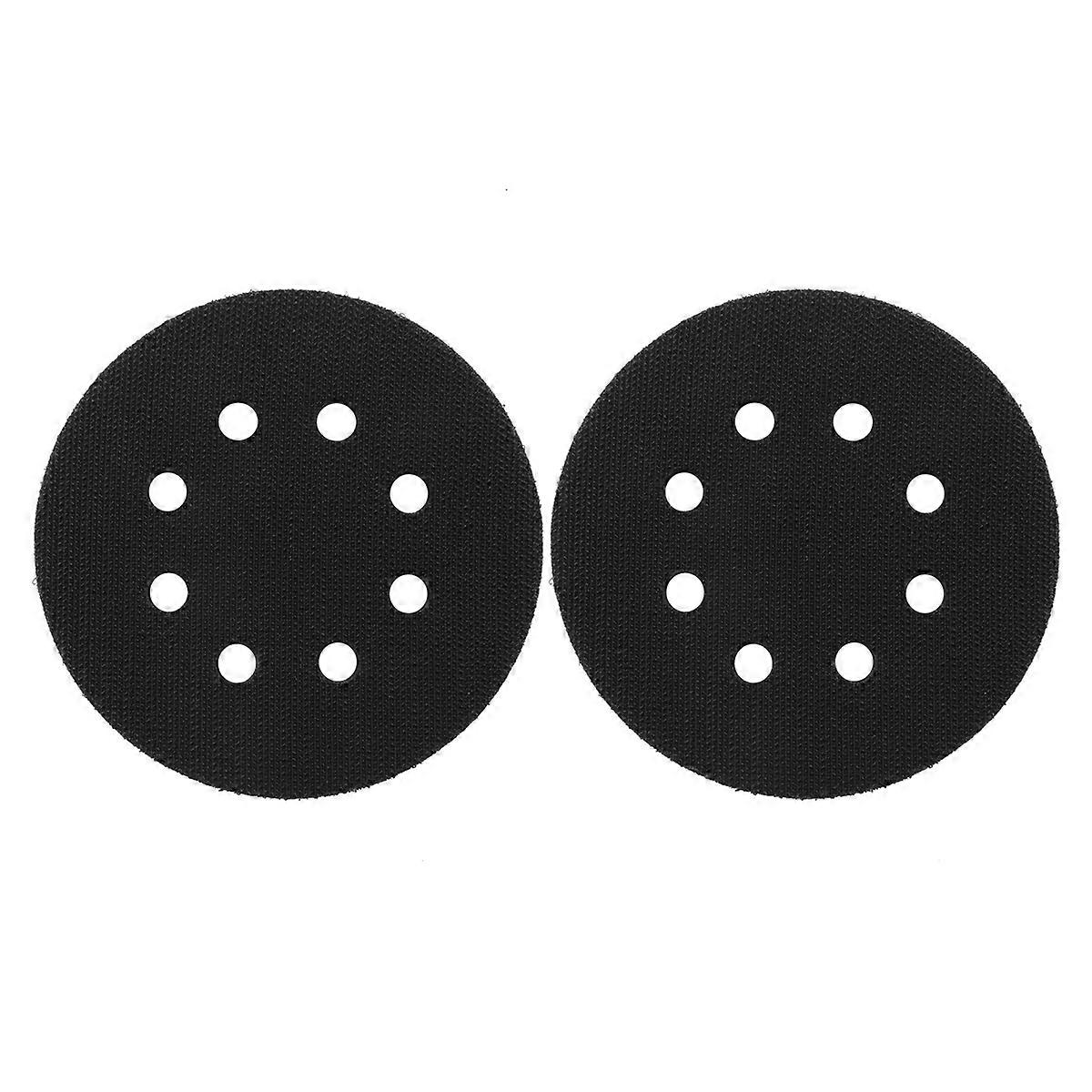 2PCS 5 Inch(125Mm) 8-Hole Soft Sponge Interface Pad for Sanding Pads and Hook and Loop Sanding Discs for Uneven Polishing
