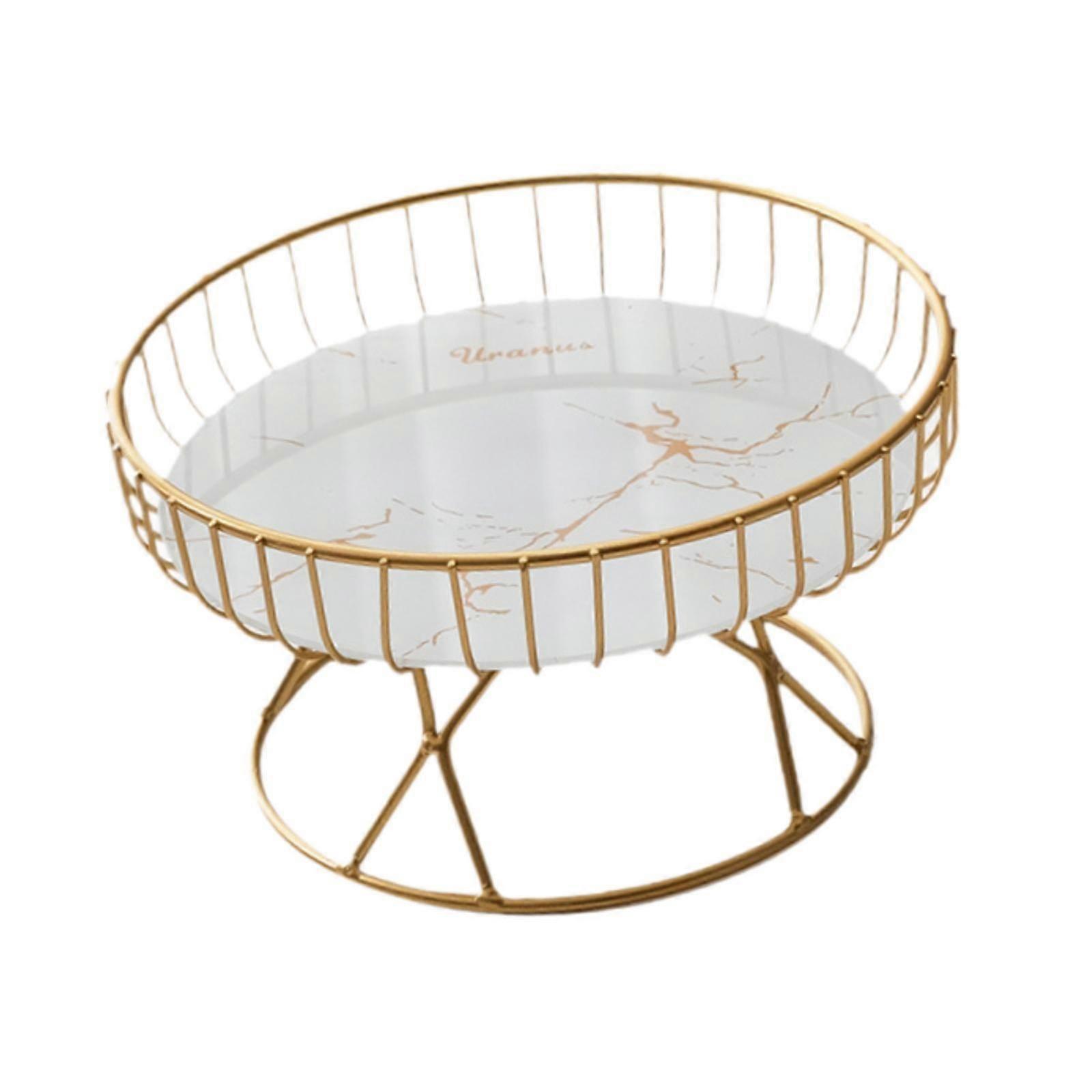 Järntrådsfruktskål för köksbänk, vardagsrum, utomhusfester