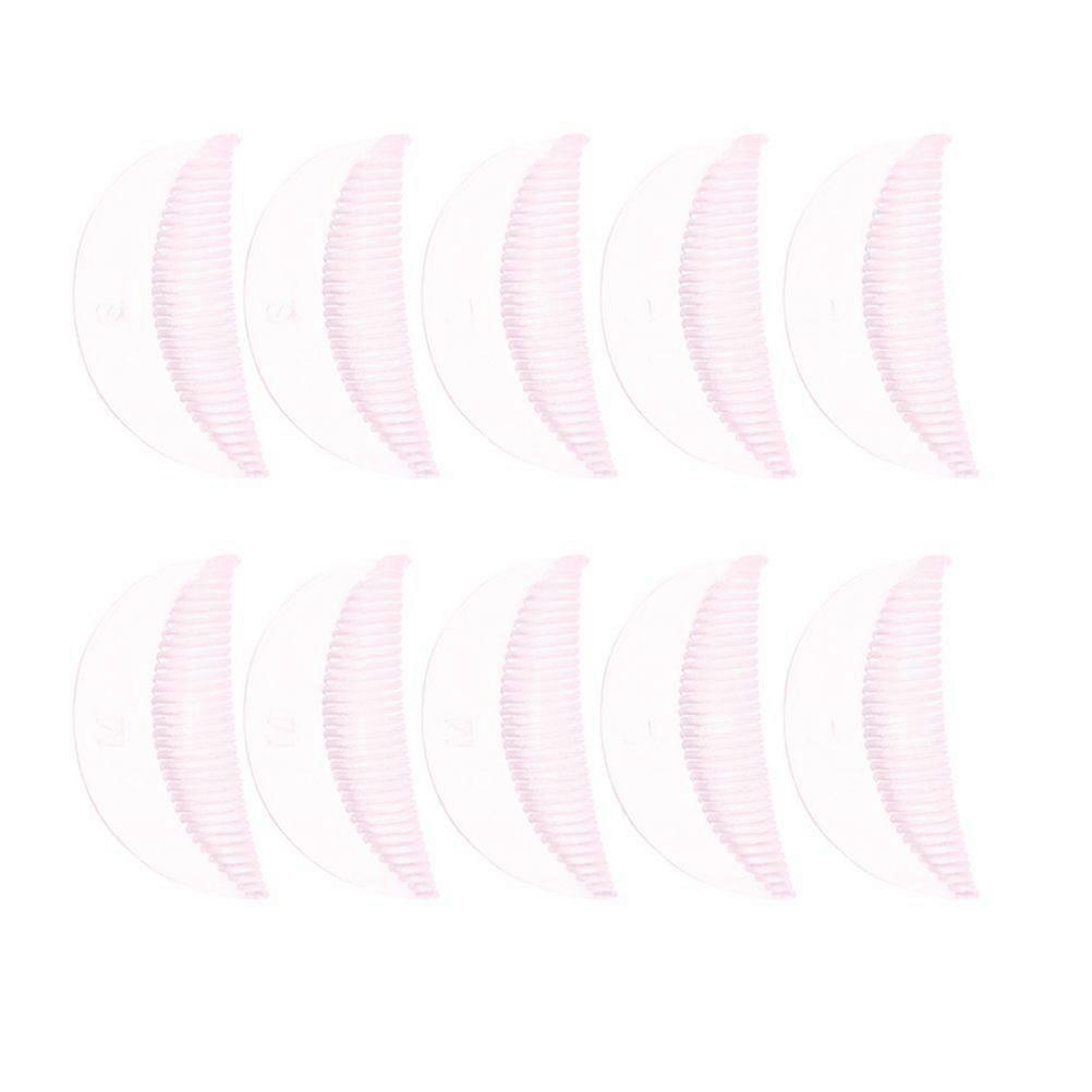 10 Pair Eyelash Perming Curler Shield Pads False Eyelash Patches Silicone Makeup Tool