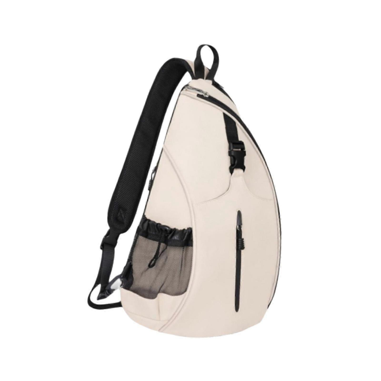 男性、女性、スポーツ、ポータブル、屋外、オックスフォード、布、ピックルボールバッグ、ベージュ、テニスバッグ