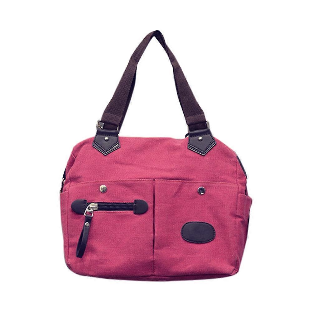 Unisex Canvas Messenger Bag with Zipper Closure, Travel Shoulder Handbag, Durable Lightweight Design, Versatile Style