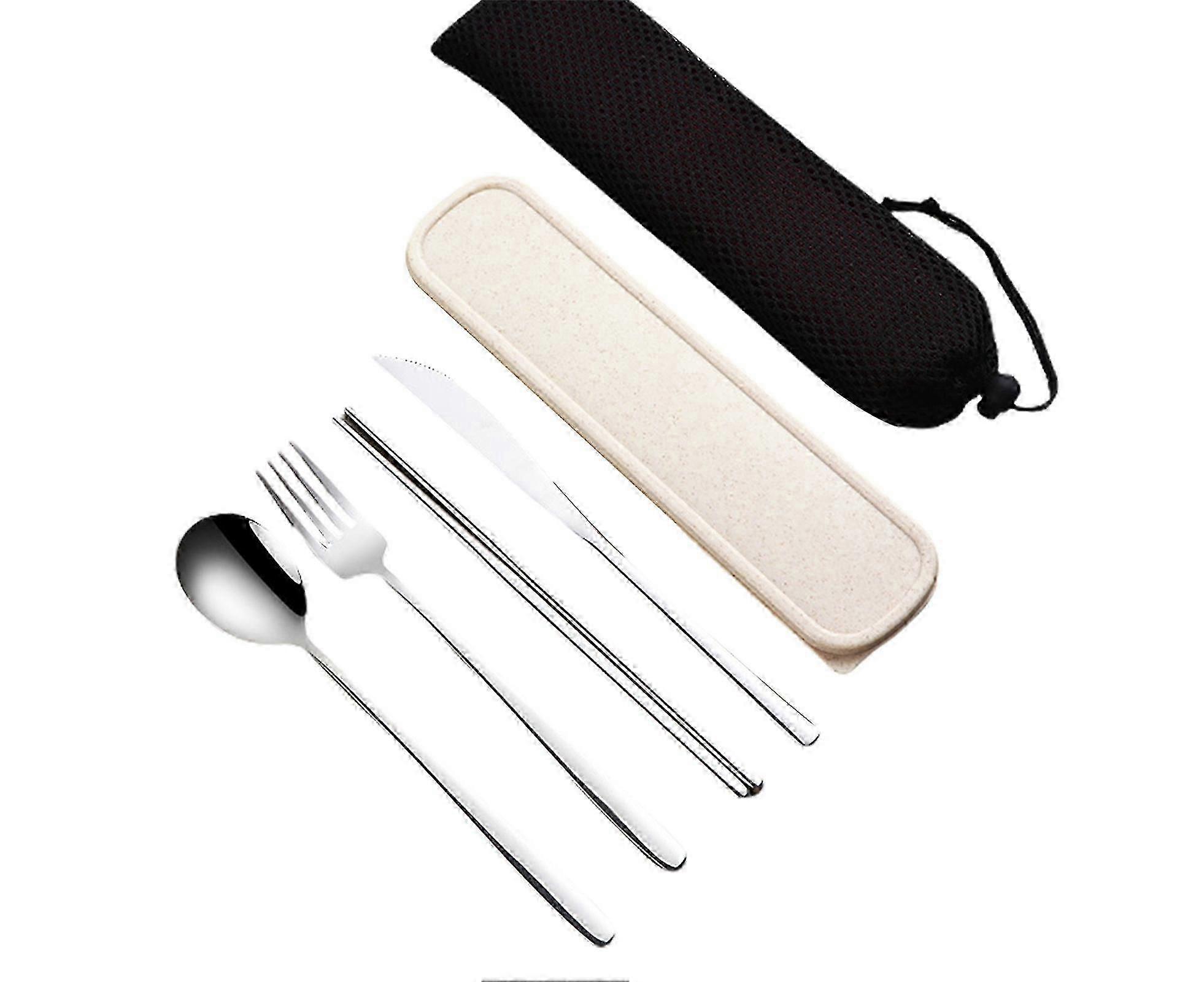 1 Set Useful Meat Fork Smooth Surface Spoon Chopstick Fork
