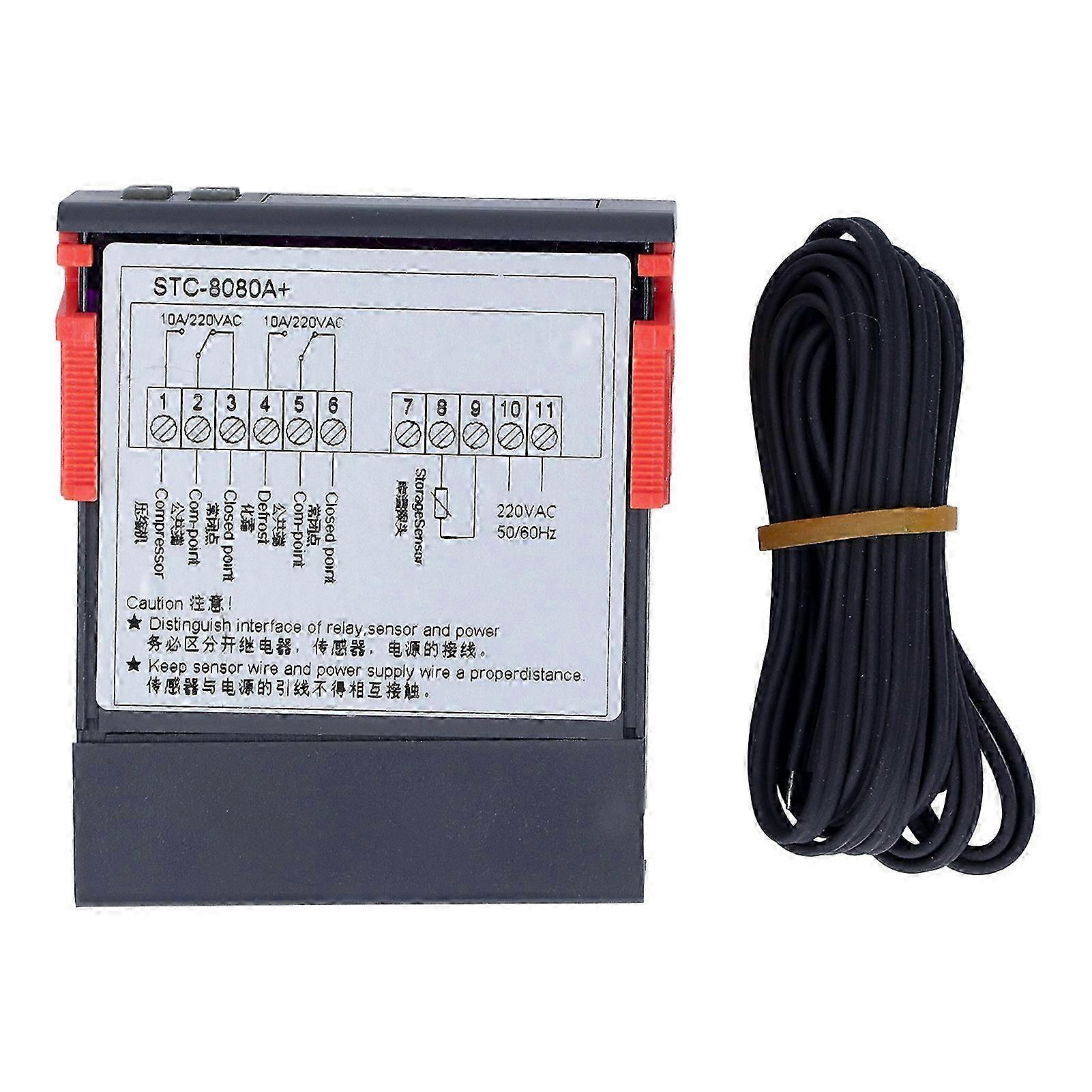 BERM Microcomputer Temperature Controller Intelligent Digital Thermostat for Freezer 220VAC