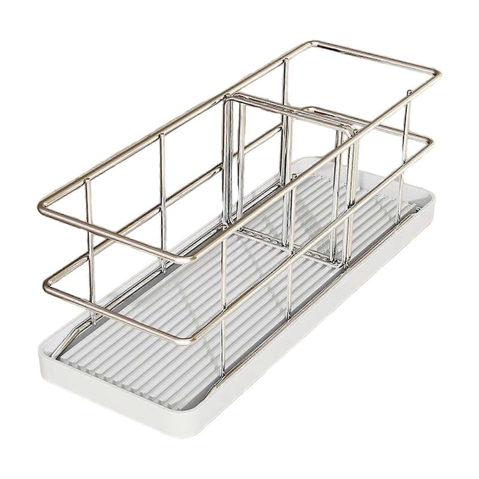 Sponge Holder for Kitchen Sink,Sink Drain Rack,Drainer Rack,Soap Dish Storage