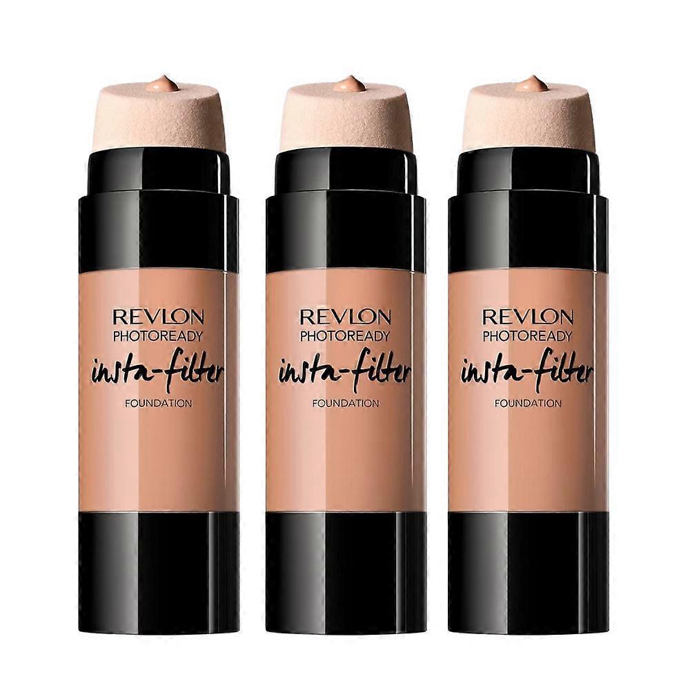3 x Revlon Photoready Insta-Filter Foundation 27ml - 320 True Beige