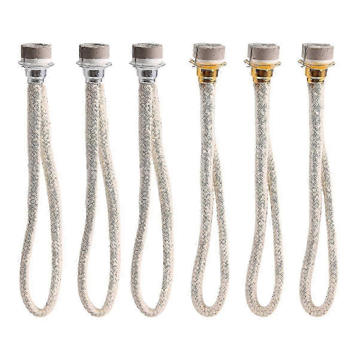 6 قطع الفتيل التحفيزي استبدال مصباح الزيت استبدال الفتيل الفتيل التحكم في الهواء التحفيزي حرق Yvan