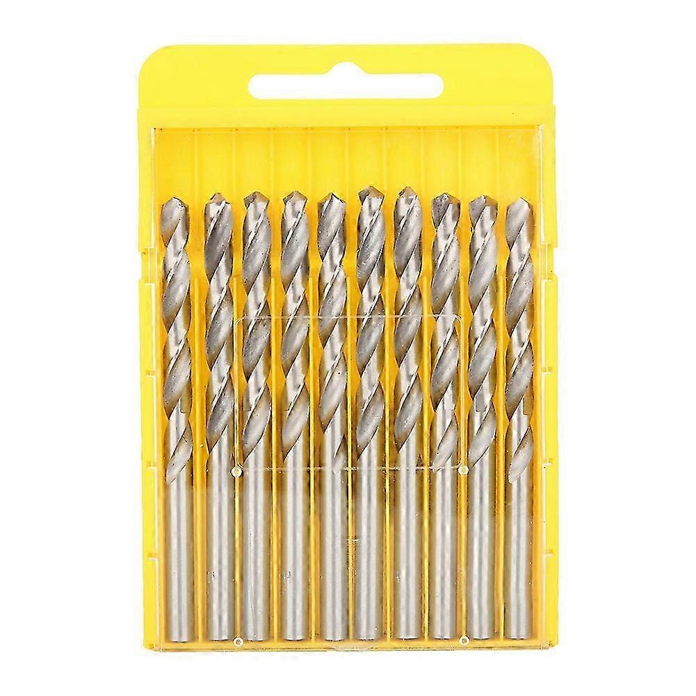 10PCS/Box High Speed Steel Drill Bits Straight Shank Twisted Drill Bits6.0mm