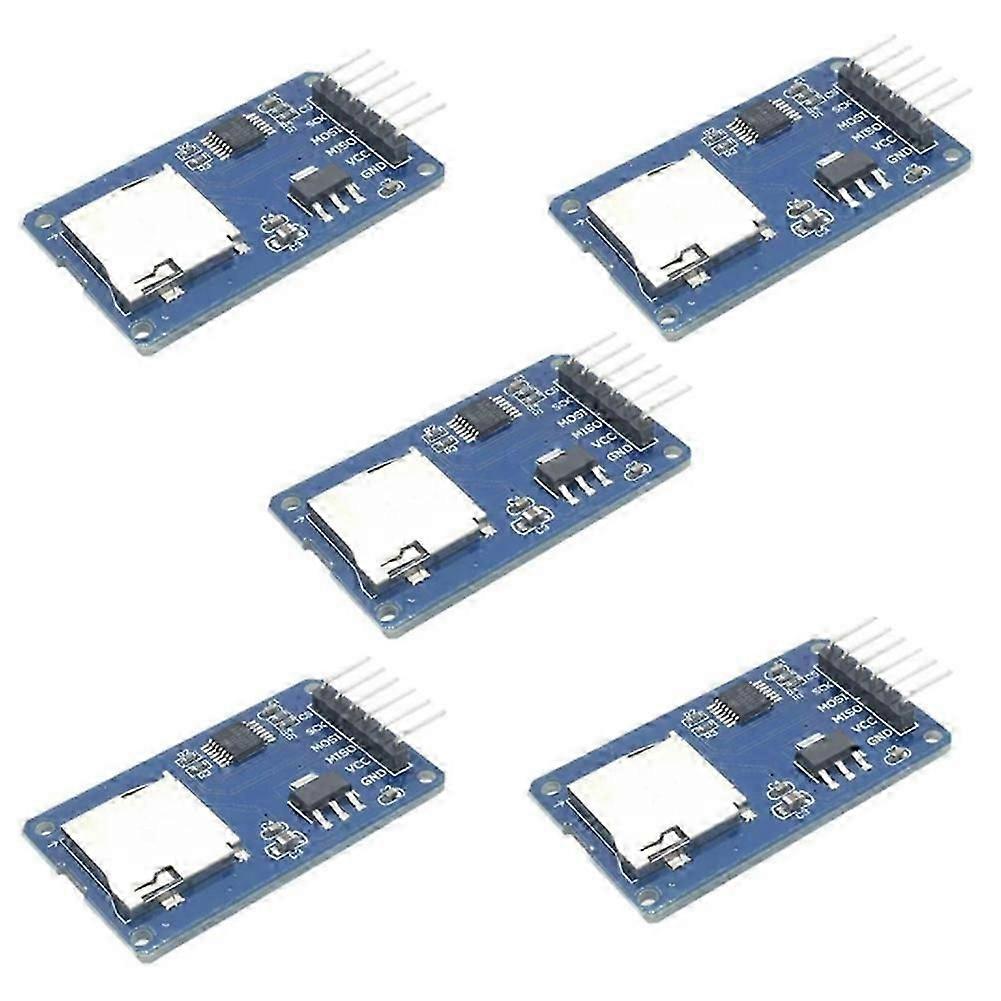 2PCS für MicroSD-Kartenmodul TF-Kartenleser / -Schreiber SPI-Schnittstelle mit Pegelkonvertierungschip
