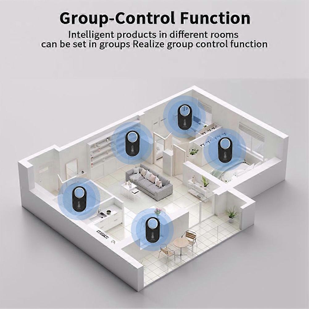 Tuya Temperature and Humidity Sensor Wireless Tuya Zigbee Temperature and Humidity Meter Smart Detec