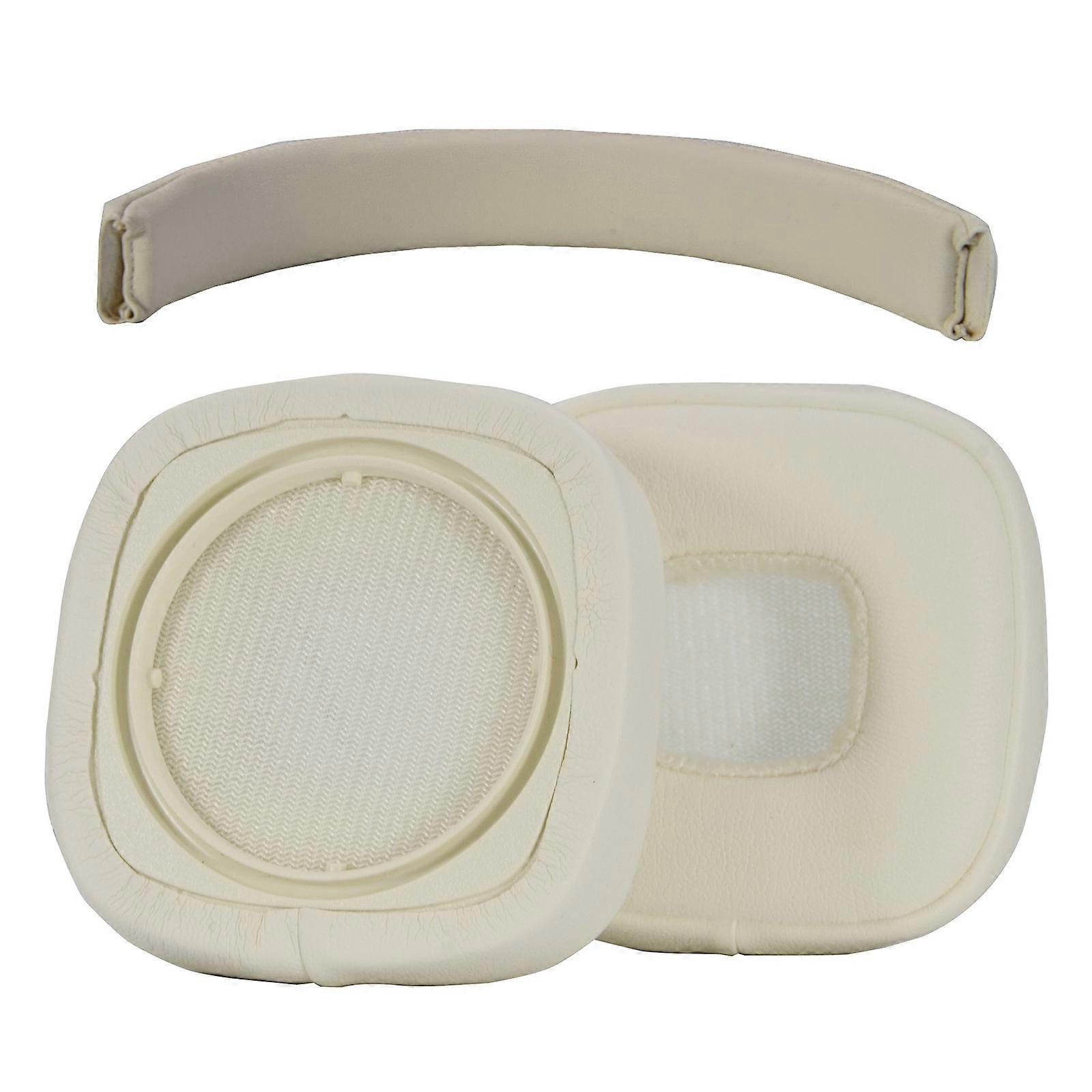Coussinets d’oreille durables pour casque MajorV5 Coussinets d’oreille doux et respirants Bandeau pour assurer un confort durable Blanc