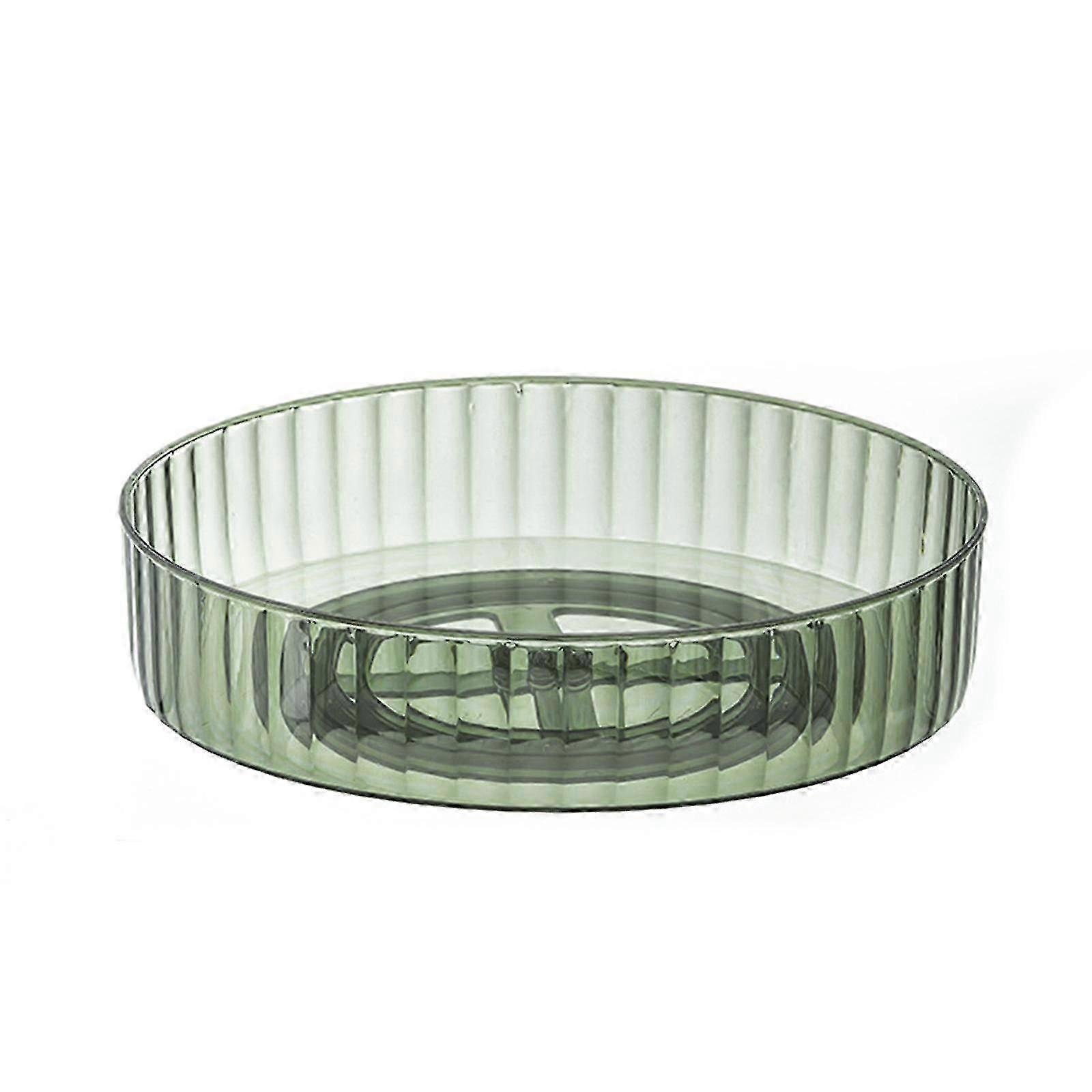 Rotating Turntable Storage Box Organizer Transparent Creative Round Lazy For Spice Kitchen Fridge
