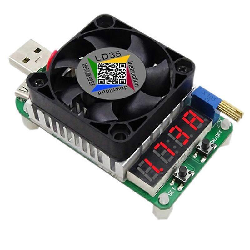 Electronic Load Resistor Discharge Battery Test Led Display Fan(Ld35)