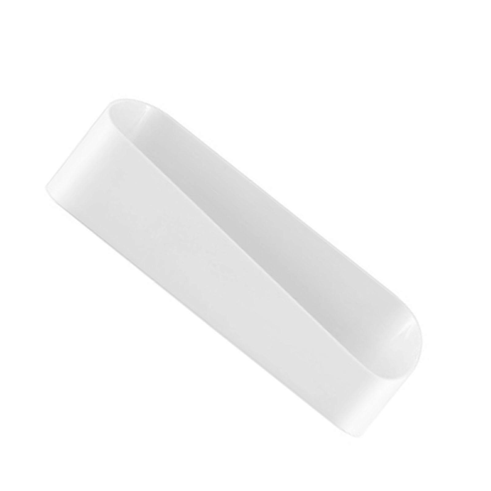 Wall Mounted Bathroom Shelf White Large Capacity 210g Plastic