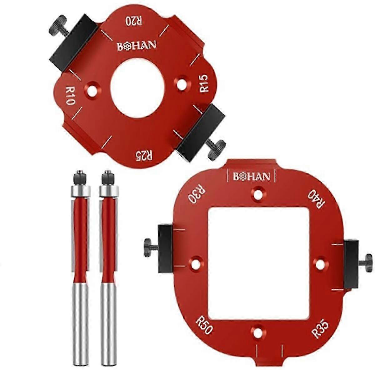 Corner Radius Milling Templates Aluminium Alloy Radius Jig Router Templates R10 R15 R20 R25 Radius