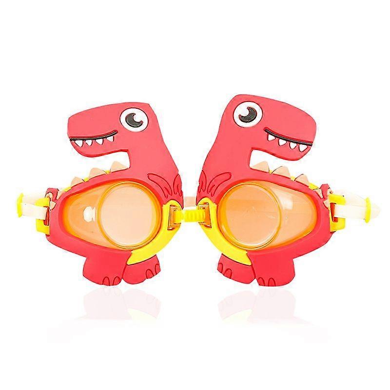 Kids Swim Goggles with Unicorn and Shark Patterns, Anti-Fog, UV Protection, No Leaking, Artificial Canvas Swim Goggles