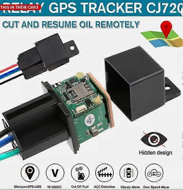 GPS Car Tracker Real Time Device Locator Remote Control Anti-theft Device 4G