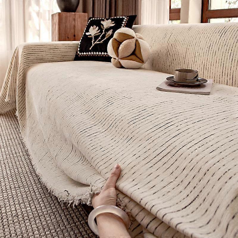 Vintage Sofa Towel Cover Anti Scratch Chenille Blanket Universal Soft One Piece Luxury Couch Chair Furniture Protector