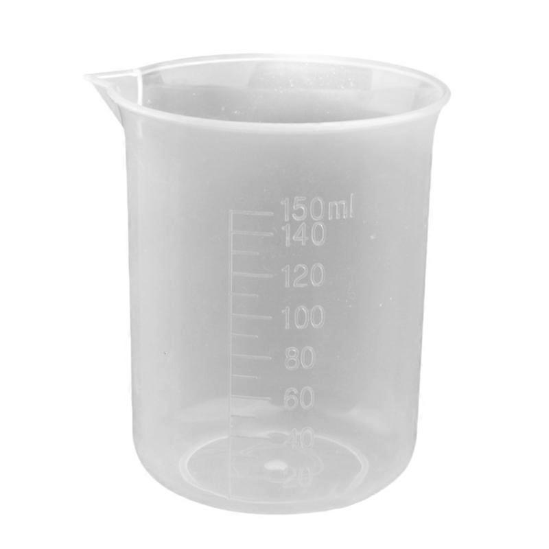 150ml Transparent Plastic Laboratory Measuring cup Measuring cup tool