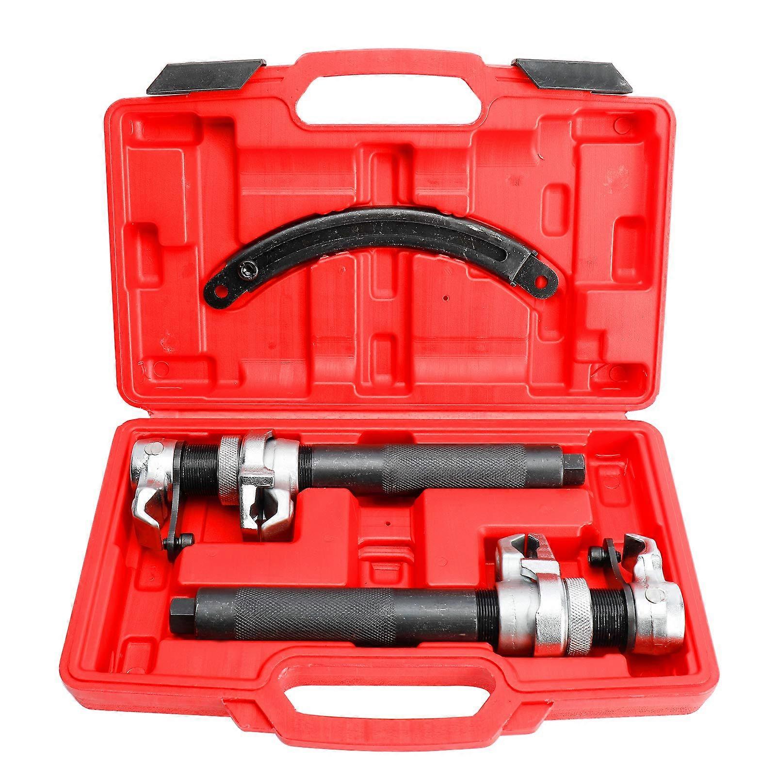 Coil Spring Compressor Tool Set Heavy Duty Macpherson Strut Spring Compressor 2200lb Capacity with Safety Bracket