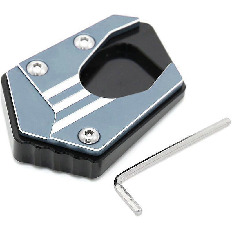 Side Kick Stand and Pad Modified Pedal Fits for Honda CBR650R CB650R CB650F (Silver)