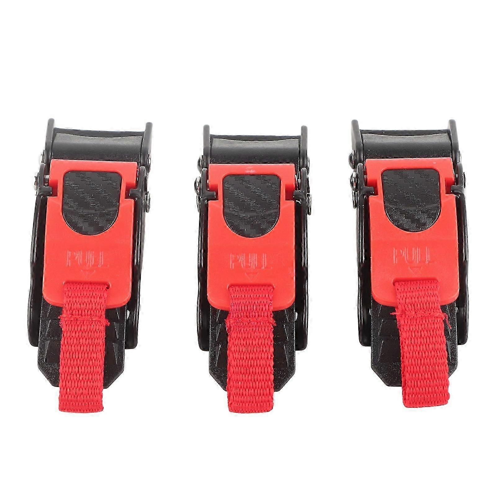 3X Motorcycle Helmet Speed Clip Quick Release Chin Strap Button Pull Buckle Bike
