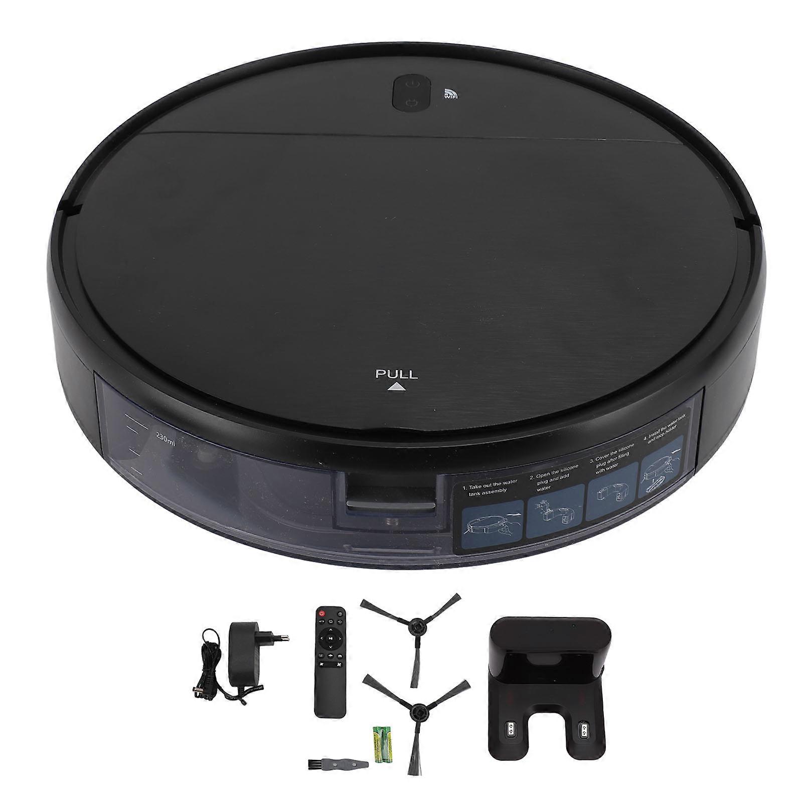 Robot Cleaner Quiet APP Control Self Charging Intelligent Automatic Vacuum Mop with WiFi Bluetooth for Pet Hair
