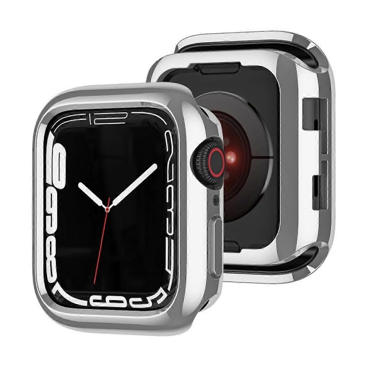 3 PCS Environmental Soft Flexible TPU Anti-Scratch Lightweight Protective 41mm iwatch Case Compatible with Apple Watch Series 8/7